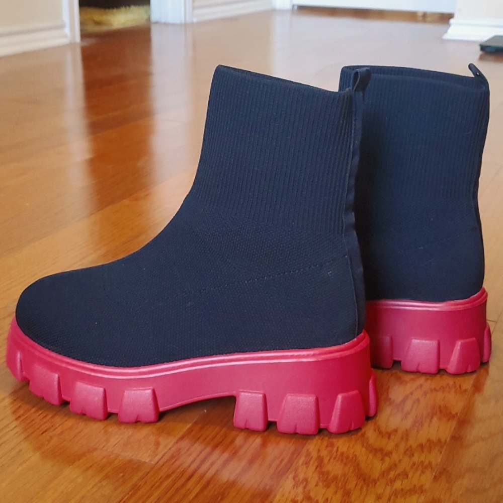 BASSO Rizzal boots ||  red & black